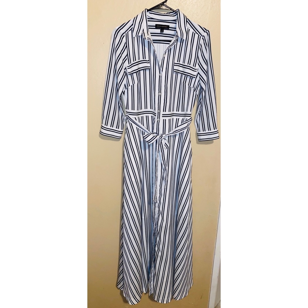Maxi shirt dress